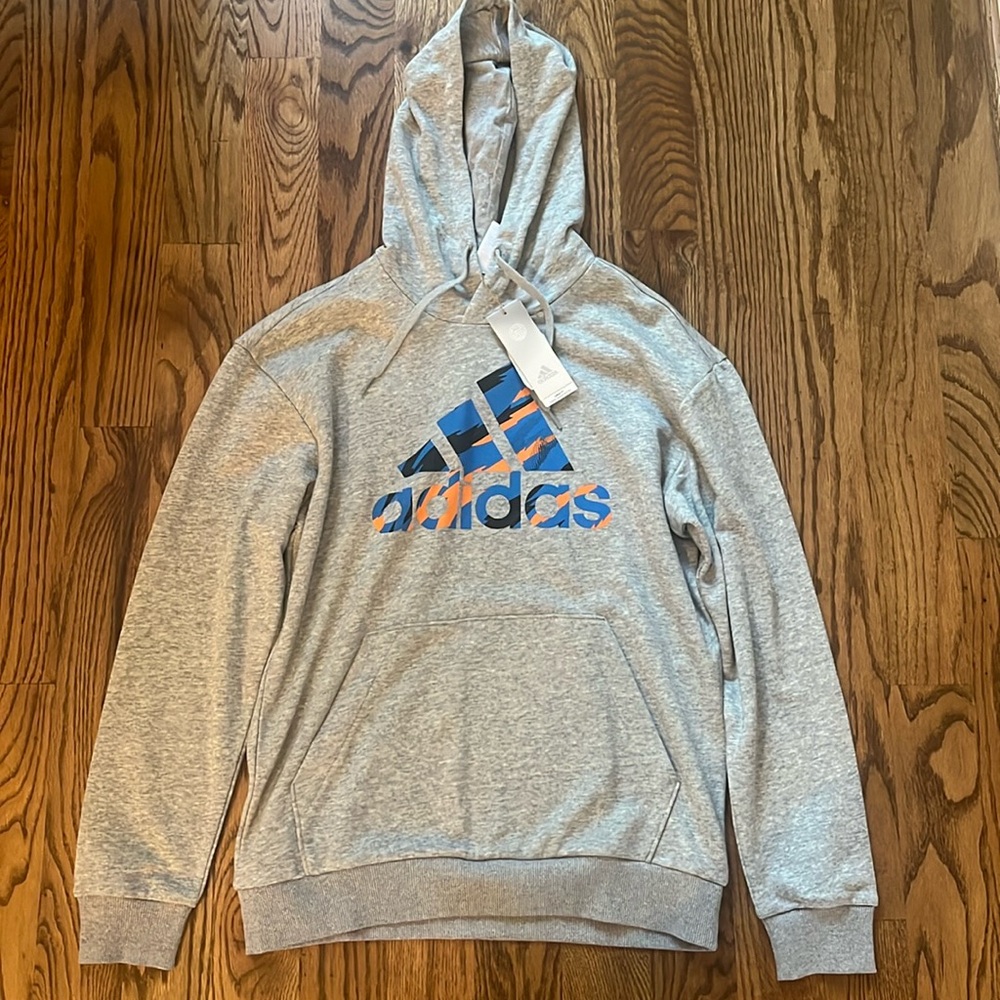 Men’s Small Loose-Fitting Adidas Hoodie